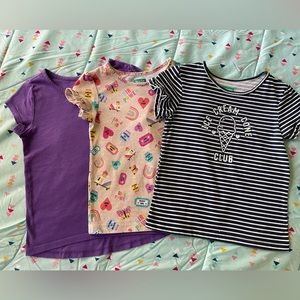 Girls Size 5 Short Sleeve Shirts